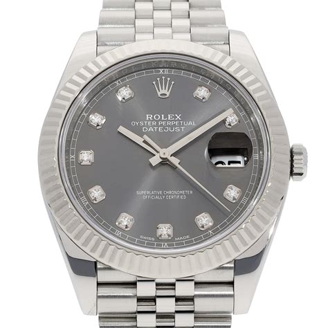 Rolex Datejust 126334 in Acciaio inox oro bianco 